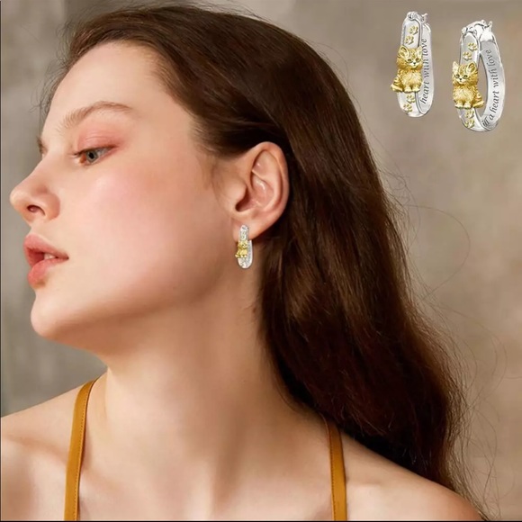 New Women’s silver plated Beautiful earrings - Picture 5 of 6